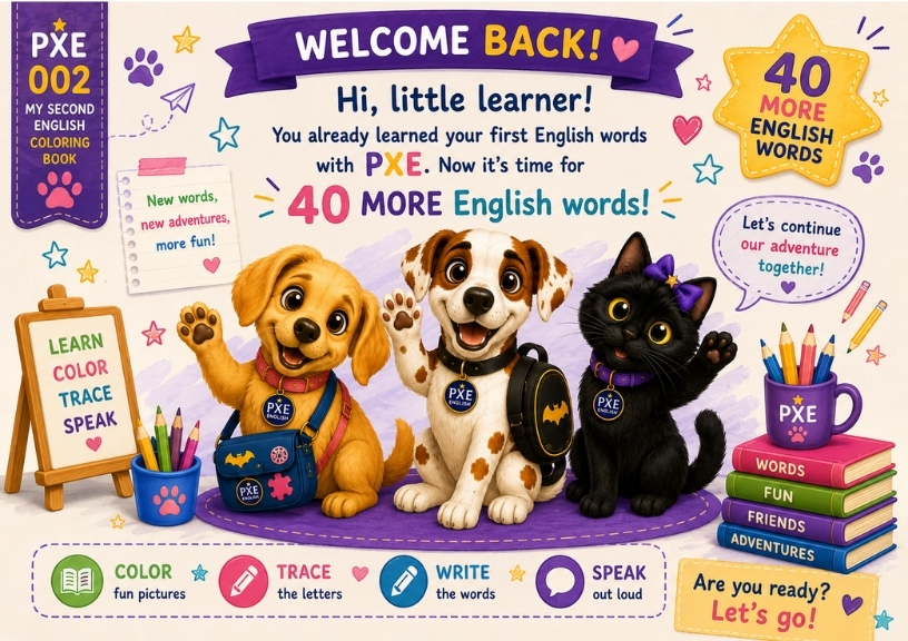 PXE 002 - Welcome back: 40 more English words