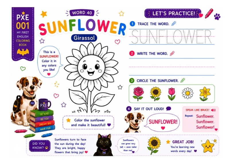 PXE 002 - Word 40: Sunflower