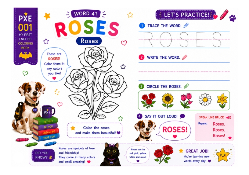 PXE 002 - Word 41: Roses
